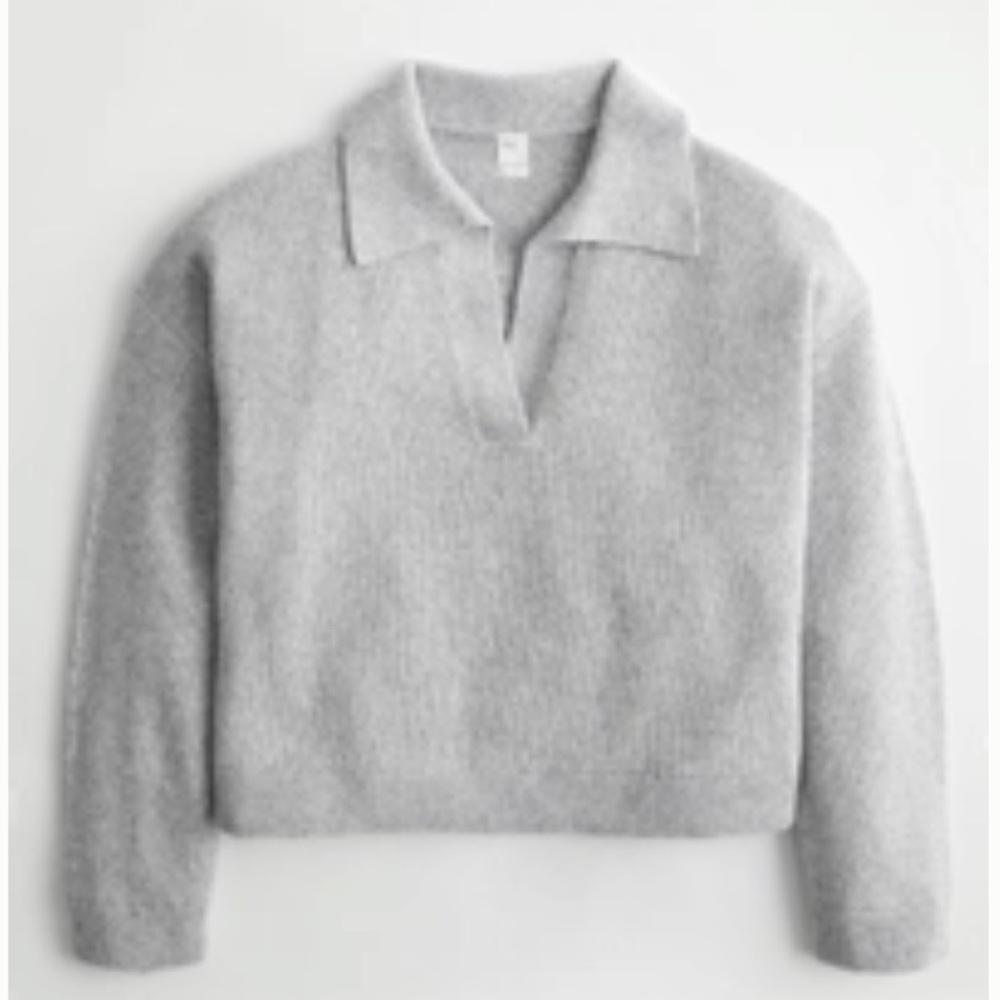 Cozy Gray Knit Sweater